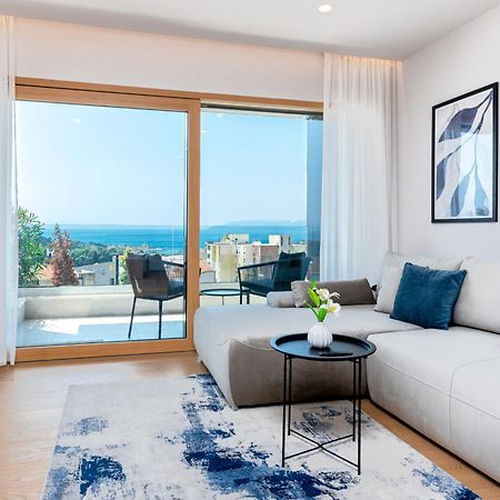 Luxury Adria Sea City & Mountain View Apartment 马卡尔斯卡 外观 照片