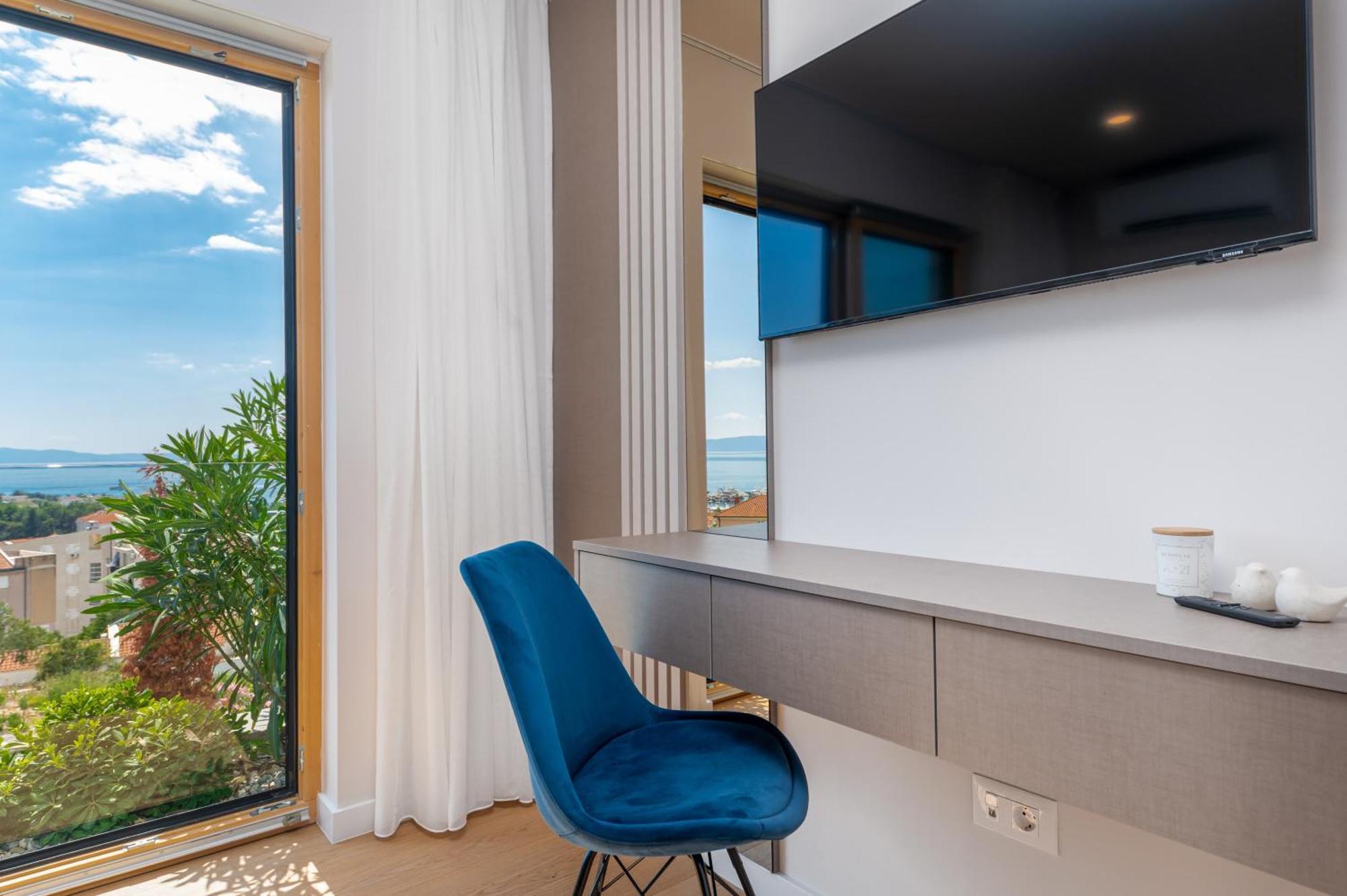 Luxury Adria Sea City & Mountain View Apartment 马卡尔斯卡 外观 照片