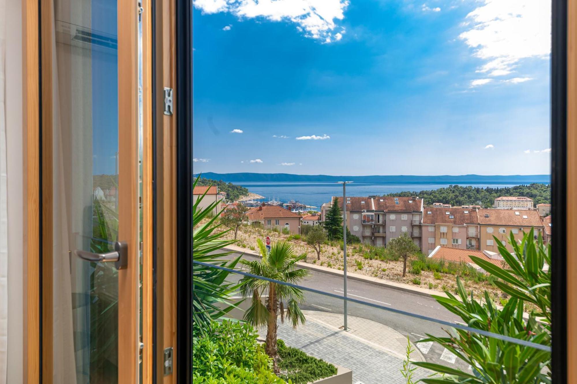 Luxury Adria Sea City & Mountain View Apartment 马卡尔斯卡 外观 照片
