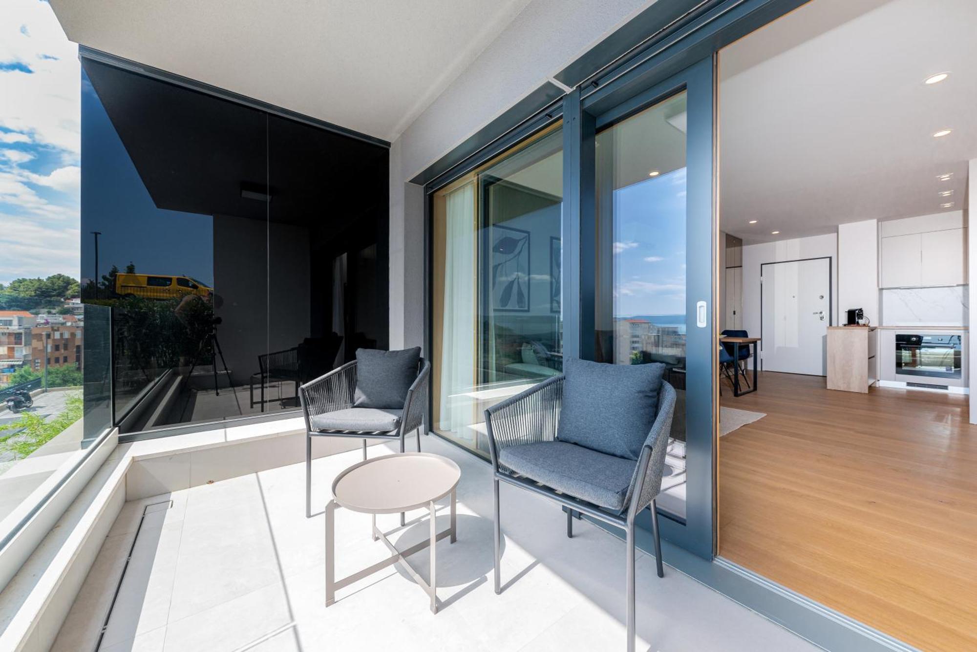 Luxury Adria Sea City & Mountain View Apartment 马卡尔斯卡 外观 照片