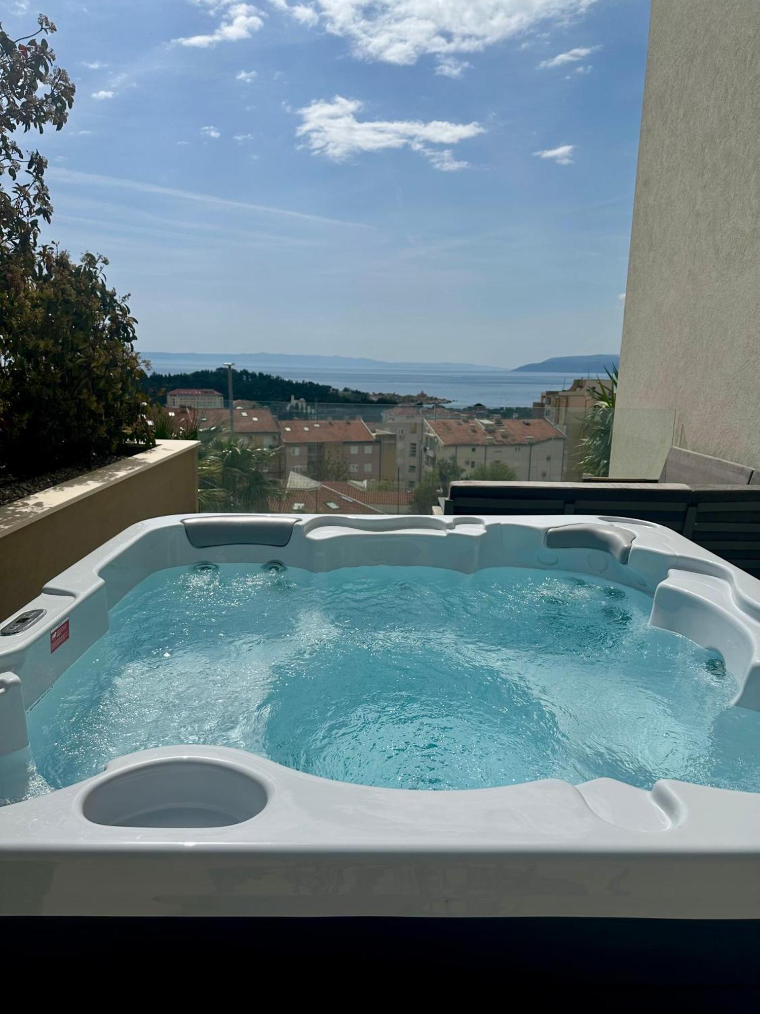 Luxury Adria Sea City & Mountain View Apartment 马卡尔斯卡 外观 照片
