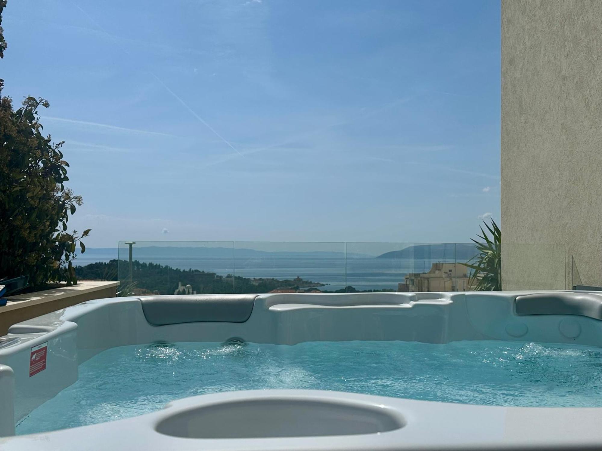 Luxury Adria Sea City & Mountain View Apartment 马卡尔斯卡 外观 照片